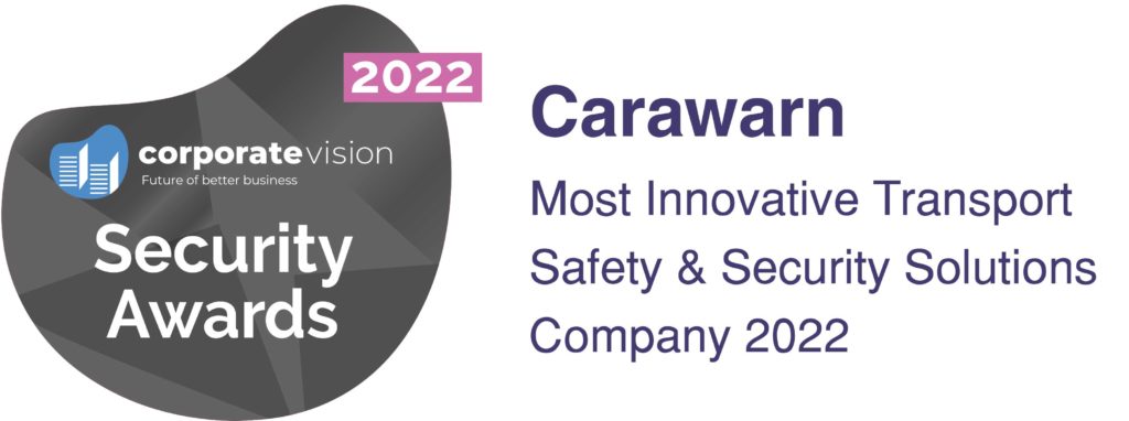CaraWarn Most Innovative Transport Safety & Security Solutions Company 2022